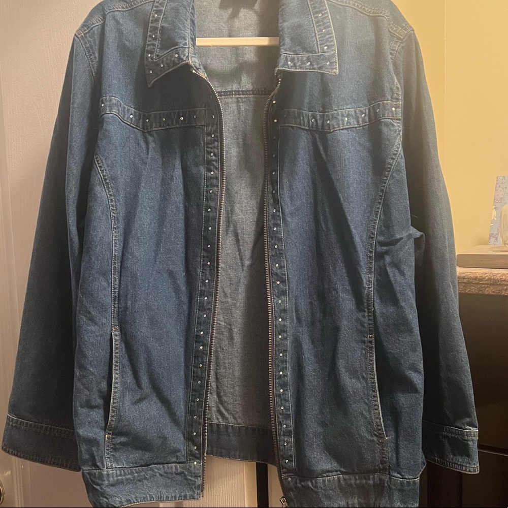Jean Jacket With - image 3